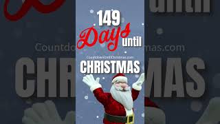 149 Days Until Christmas  Christmas Countdown 2024 christmascountdown untilchristmas christmas [upl. by Atsahc]