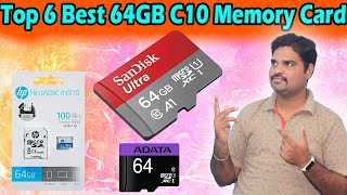 ✅ Top 6 Best 64GB Memory Card In India 2022 With Price Class 10 Memory Cards Review amp Comparison [upl. by Nero566]