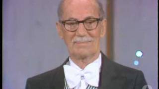 Groucho Marx receiving an Honorary Oscar® [upl. by Cristabel229]