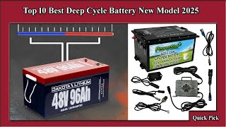 ✅ Top 10 Best Deep Cycle Battery New Model 2025 [upl. by Dnaloy538]