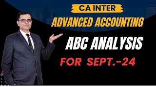 ABC Analysis CA Inter Advanced Accounting [upl. by Agiaf]