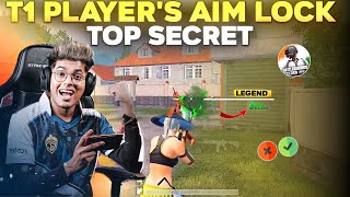 TRICK TO LOCK AIM LIKE T1 PLAYERS 100 🔥  HOW TO IMPROVE AIM IN BGMI  CONNECT HEADSHOTS IN BGMI [upl. by Cormier298]