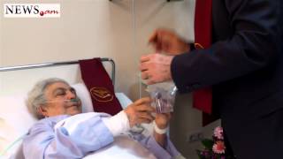 Manvel Grigoryan visited Vazgen Sargsyans mother in hospital [upl. by Winson]