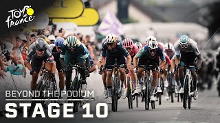 Battle for green jersey tightens up after Tour de France Stage 10  Beyond the Podium  NBC Sports [upl. by Pearman]