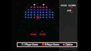 Namco Museum Galaxian Game Cube Game Play [upl. by Heck]