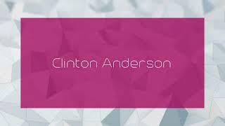 Clinton Anderson  appearance [upl. by Meer]