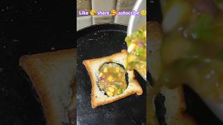 Bread omlette recipe viralvideo breadomelette cooking breakfast recipe sweetcornrecipesshorts [upl. by Ahsiekan]