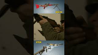 quotSten Mk II VS Nazi MG34quot  WWII Guns ww2 war shorts viral Anthropoid film movie [upl. by Sidwell]