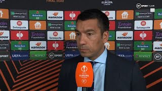 Giovanni van Bronckhorst gives an honest assessment after his Rangers side fall short in final [upl. by Eerazed]