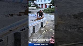 Cleaning sweet potatoes with water  The workers do their job perfectly  machine shorts [upl. by Aztinay57]