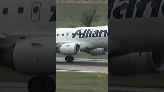 ALLIANCE EMBRAER 190 LANDING RWY34 MELBOURNE YMML IN HIGH WINDS🛬🛬🛬🛬 [upl. by Assila995]