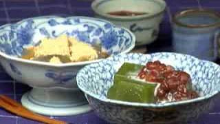 How to Make Macha Kuzumochi Green Tea Mochi Dessert with Kudzu Powder Recipe  Cooking with Dog [upl. by Flor]