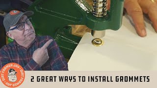 2 Great Ways to Install Grommets [upl. by Noach]