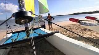 Hobie T2 and Hobie 16 sailing  Creek to Coast [upl. by Izy392]