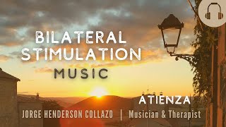 Bilateral Stimulation Music  Brain hemispheres stimulation  EMDR 🎧Listen with headphones Atienza [upl. by Furlani633]