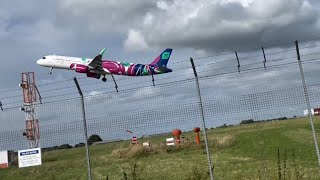 5min of planes taking off and landing and Leeds Bradford airport LBA [upl. by Otrebliw768]