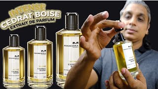 Intense Cedrat BoiseFirst Impression And Comparison With Original manzline fragrances mancera [upl. by Brandyn]