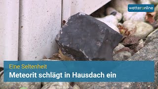 Meteorit schlägt in Hausdach ein [upl. by Abeh]