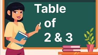 Table of 2 amp 3 in English  Multiplication of 2 and 3 for Children [upl. by Etiragram]