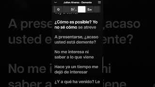 Julion Alvarez  Demente Karaoke Desvocalizado [upl. by Dirgis952]