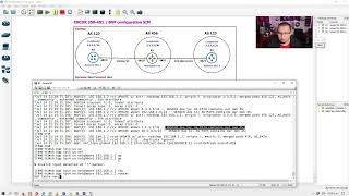 ENCOR 350401 BGP CONFIGURACION LAB [upl. by Leonhard]