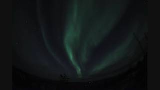 Northern lights in Ester Dome Fairbanks Alaska 7 April 2010 [upl. by Oates]