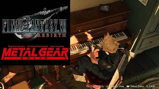 Cloud plays quotMetal Gear Solid Main Themequot  Final Fantasy VII Rebirth [upl. by Santana790]