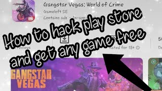 HOW TO DOWNLOAD GANGSTAR VEGAS FROM PLAY STORE FREE [upl. by Ahsiemaj]