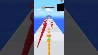 Best Cool Game Ever Orange Snake Run snakerun games shorts [upl. by Yuzik]