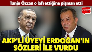 Tanju Özcan AKPli üyeyi pişman etti Erdoğanın sözleri ile yanıt verdi I BOLU BELEDİYE MECLİSİ [upl. by Selene]