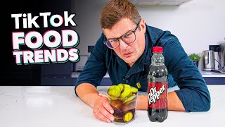 Chef Tests and Reviews More TikTok Food Trends [upl. by Leviralc]