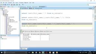 Oracle SUBSTR and INSTR example [upl. by Sophy314]