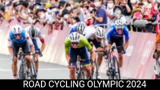 Cycling Olympic  Road cycling Olympic 2024 [upl. by Asylem]