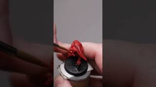 Painting Quick and EASY Squig Skin shorts ageofsigmar art [upl. by Anirroc]