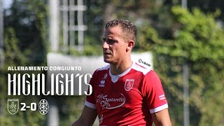 Allenamento congiunto  Jesina  Cluentina 20 sintesi highlights amichevole [upl. by Mini]