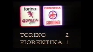 Torino CalcioFiorentina 21 Polster Polster RBaggio rig del 25 ottobre 1987 stadio Comunale [upl. by Artenal]