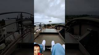 scary Roller coaster rollercoaster amusementpark shorts shortvideo trending [upl. by Rebe845]