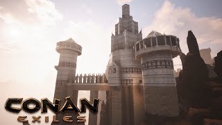 Conan Exiles  The White Tower Speed Build [upl. by Bamby]