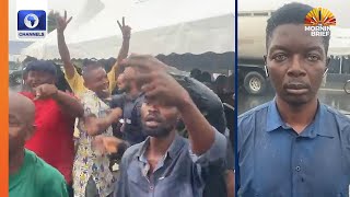 Rivers Election Channels TV Correspondent Gives Update On Protest At RSIEC [upl. by Hayn]