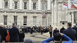 BELFAST REMEMBRANCE SUNDAY 2024 Michelle ONeill amp Emma LittlePengelly lay wreaths [upl. by Neimad]