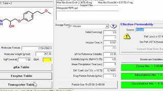 Tracking Metoprolol Metabolites in GastroPlus™ 95 [upl. by Forward768]