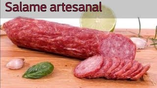 Como Fazer um Salame Artesanal [upl. by Veedis]