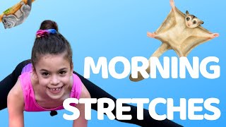 Morning Stretches for Everyone Five FamilyFriendly Exercises [upl. by Sibie]