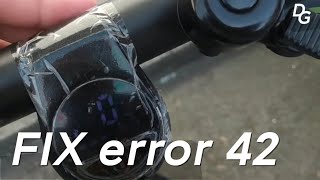 How to fix error 42 on Ninebot on easy way and fast  DEMO [upl. by Asset]