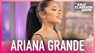 Ariana Grande Reveals Kelly Clarkson Is Her Favorite Collab Of All Time [upl. by Gnart]