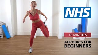 Aerobics for beginners  45 minutes  NHS [upl. by Adnuahsar]