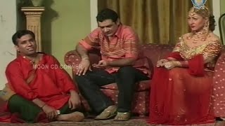 Nasir Chinyoti and Tariq Teddy Stage Drama Full Comedy Clip [upl. by Arikahc]