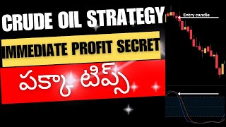 Crude Oil Trading Strategy in Telugu  పక్కా లాభాలు Crude Oil Market Tips for Beginners [upl. by Llekcir265]