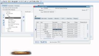 BOM Oracle Bills of Material The Basics Oracle Applications Training [upl. by Enelia]