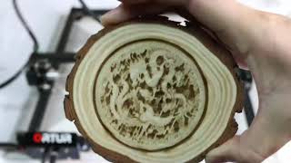 How to carve a masterpiece with Ortur Laser Master Engraving Machine [upl. by Ribaj]